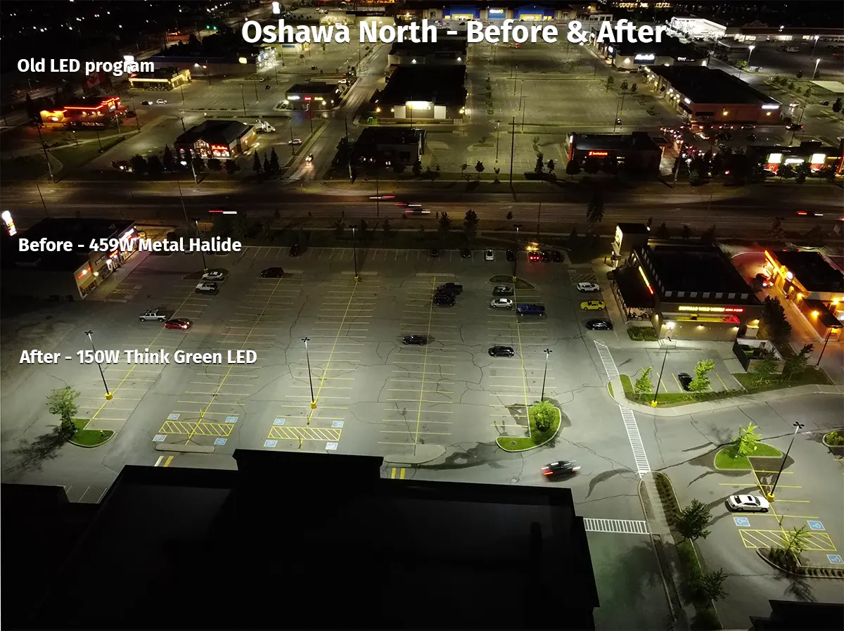 Oshawa North - Old, Before, After comparison